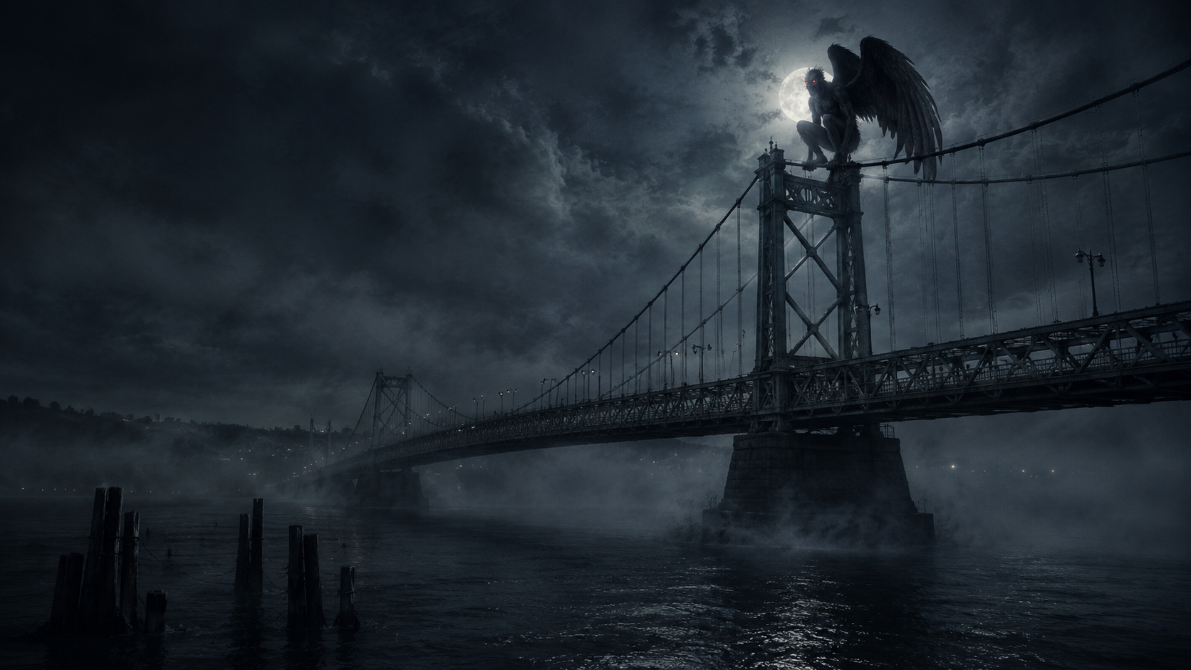 The Mothman and the Bridge That Fell