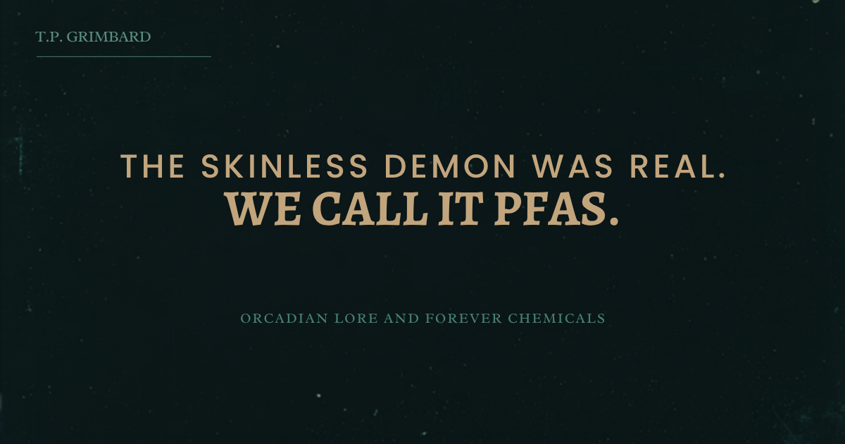 The Skinless Horse-Demon That Poisoned the Water Was Real. We Call It PFAS.